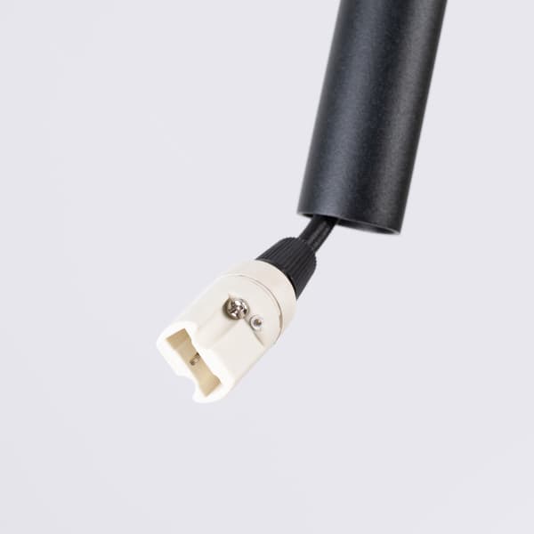 Pendellampe moderne sort rør justerbar gul filtskive 1xG9 8W FELTRO Sollux Lighting