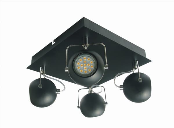 Candellux TONY 98-25036 sort loftlampe