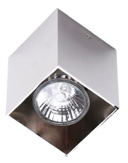 Krom loftspot kubisk PET SQUARE 1xGU10 50W C0084 Maxlight