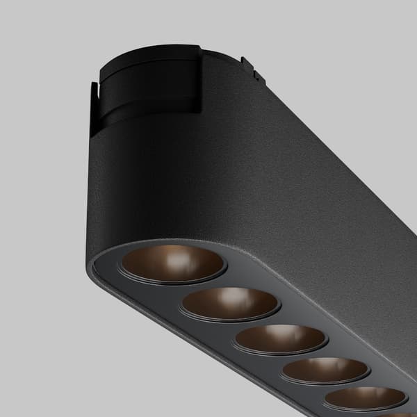 1-faset skinnespot sort lineær LED 16W 3000K POINTS Maytoni Technical