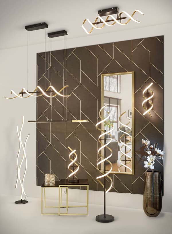 Bordlampe SEQUENCE guld Trio 541810208