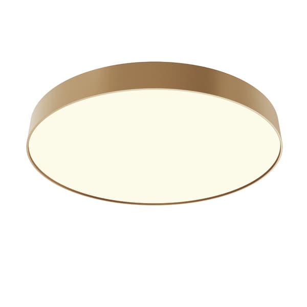 Moderne loftsplafond guld mat rund LED 90W ZON Maytoni Technical