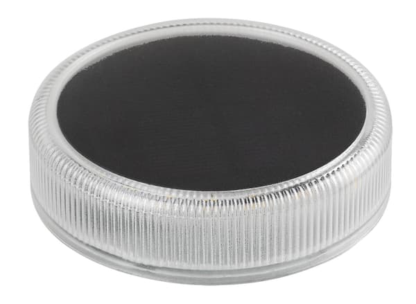 Moderne rund solcellelampe til haven Ø8.5cm batteri lyssensor neutral LED 0.3W IP65 TRILLO Rabalux
