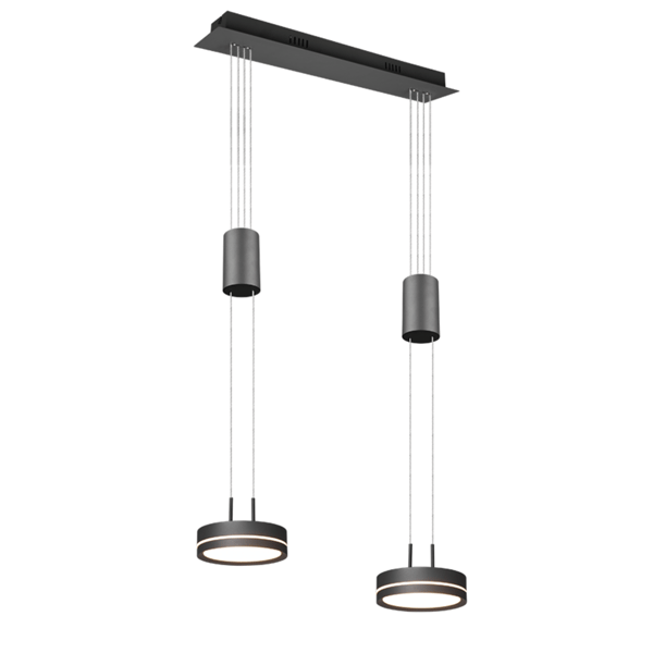 LED pendellampe FRANKLIN antracit Trio 326510242