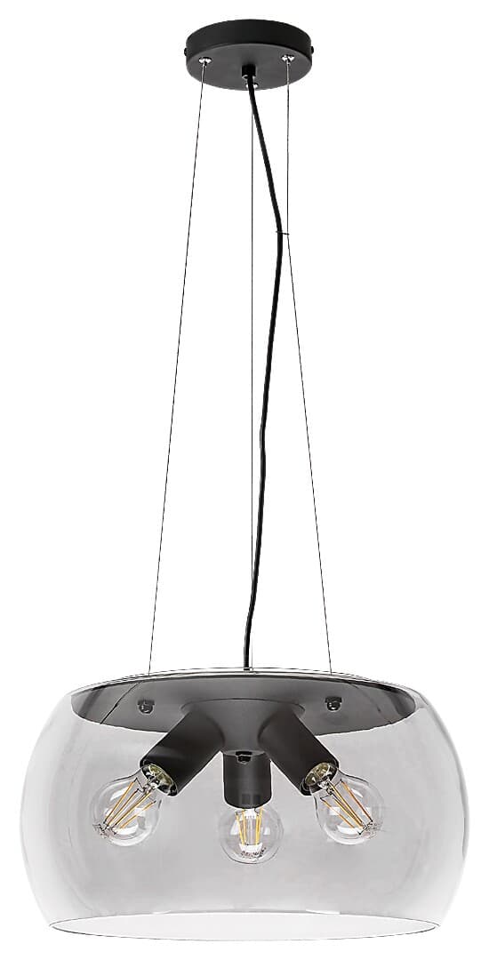 Moderne pendellampe E27 3x40W sort 3190 Ursula Rabalux