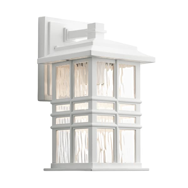 Ulkoseinävalaisin valkoinen E27 60W Beacon Square Kichler