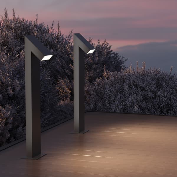 Grafit havepullert indbygget LED 15W Guss Maytoni
