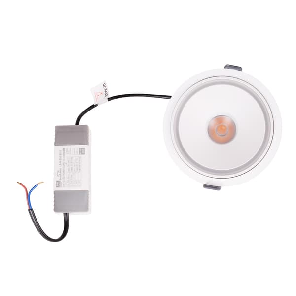 Infälld rörlig spotlight vit rund LED 10W VECTOR Maxlight