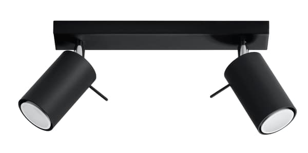 Kattovalaisin RING 2 Musta Sollux Lighting SL.0092