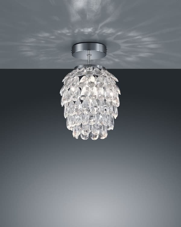 Moderne loftlampe PETTY sølv RL R60451006