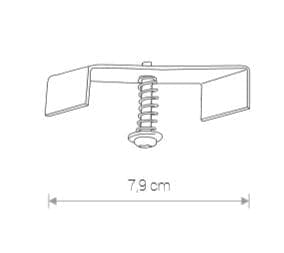 Nowodvorski asennuslevy FIXING SET 8805