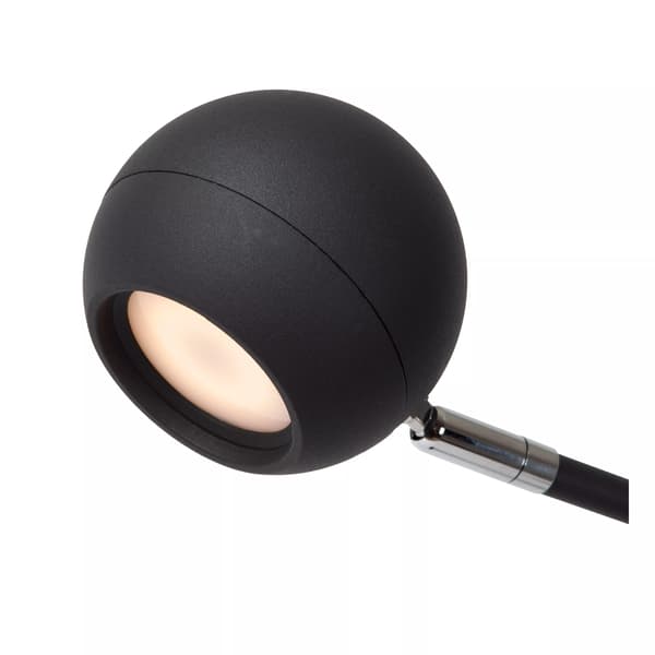 Bordlampe sort LED-spot 3W Comet Lucide