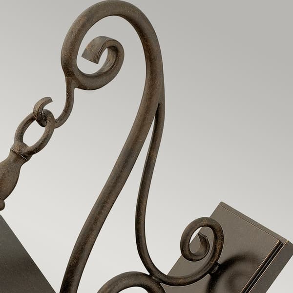 Retro ulkoseinävalaisin Royal Bronze E14 60W Trellis Hinkley