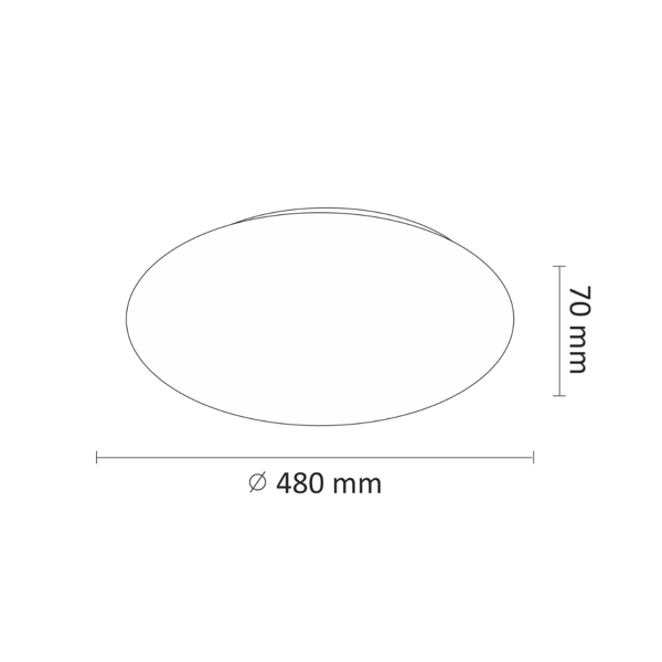 HAMPTON 315106 Polux LED-loftlampe