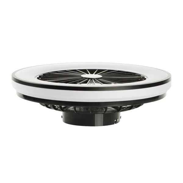 Loftventilator med LED-lampe PLAVE LED CCT sort 38033 Kanlux