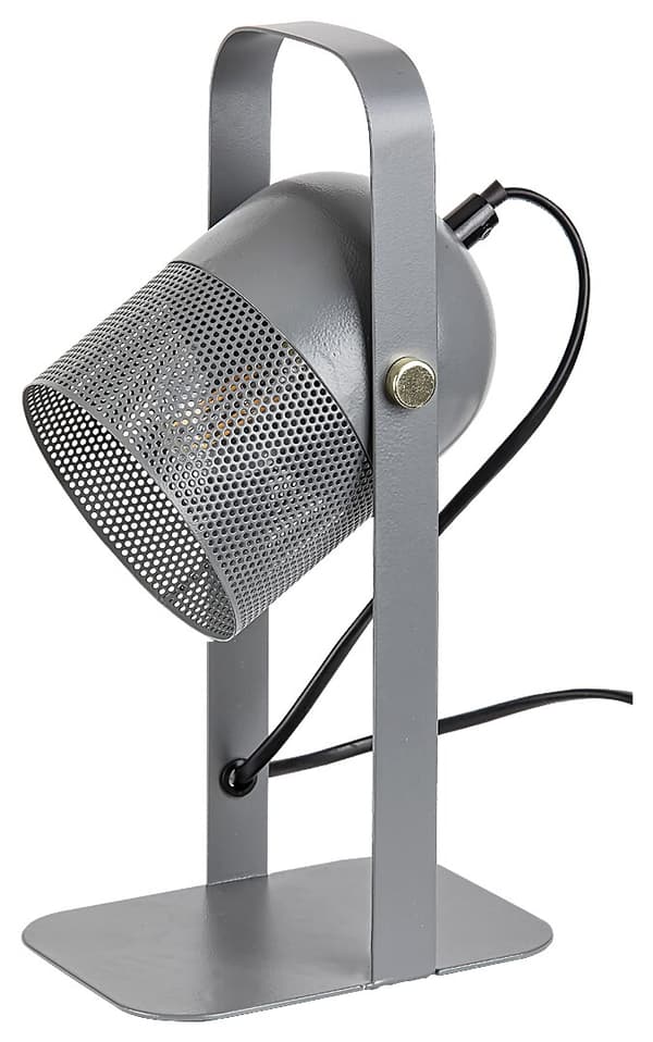Industriel bordlampe askegrå E14 Ronnie 5254 Rabalux