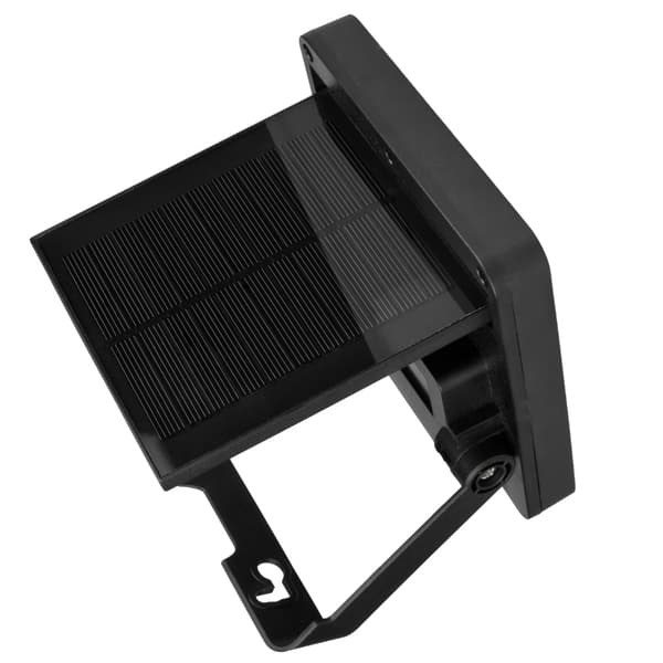 LED solcellslampa 5W med rörelsesensor svart IP65 DPM