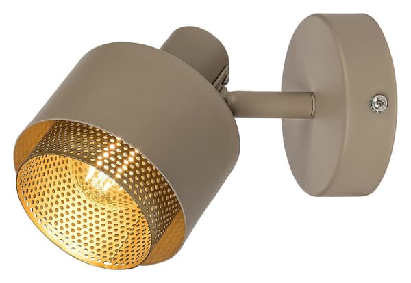 Moderne væglampe E14 lysebrun Fedora 3547 Rabalux