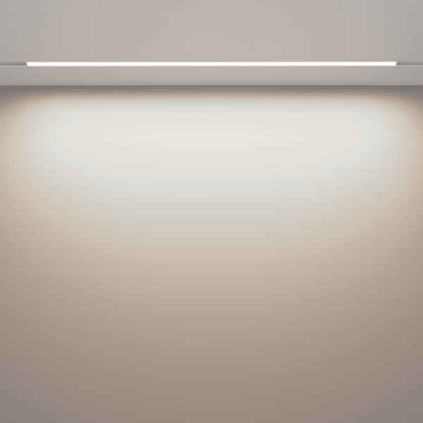 Vit linjär LED-spårlampa 30W BASIS Maytoni Technical