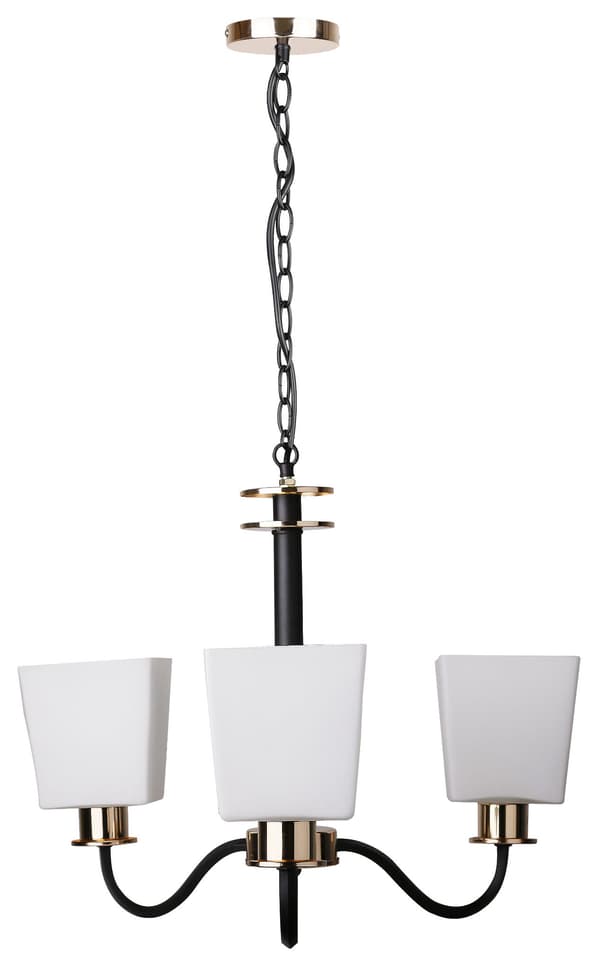 Lysekrone SCHUBERT 3X40W E27 SORT 33-74232 Candellux