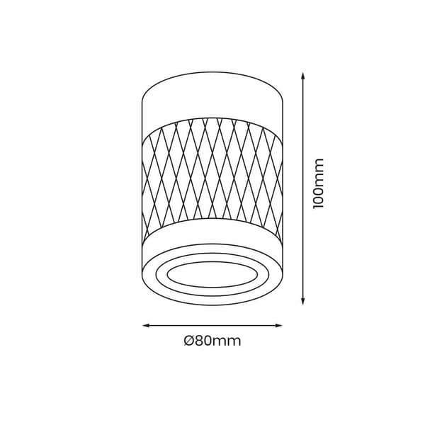 LED loftspot Milagro BIMA ARTE ML7687 sort