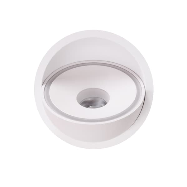 Infälld rörlig spotlight vit rund LED 10W VECTOR Maxlight