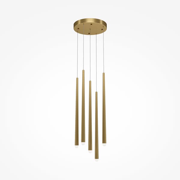 Messing pendellampe 5 istapper Cascade LED 31W Maytoni