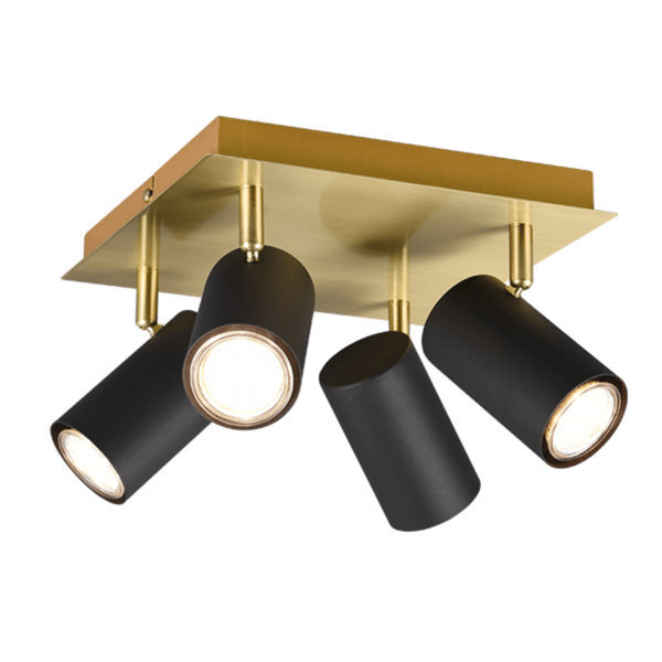 Väggspotlight MARLEY guld Trio 802430480