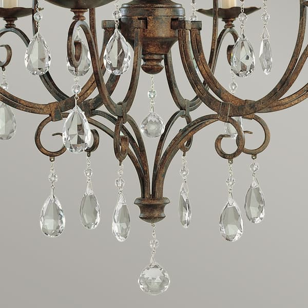Chateau krystallysekrone 6xE14 60W Feiss