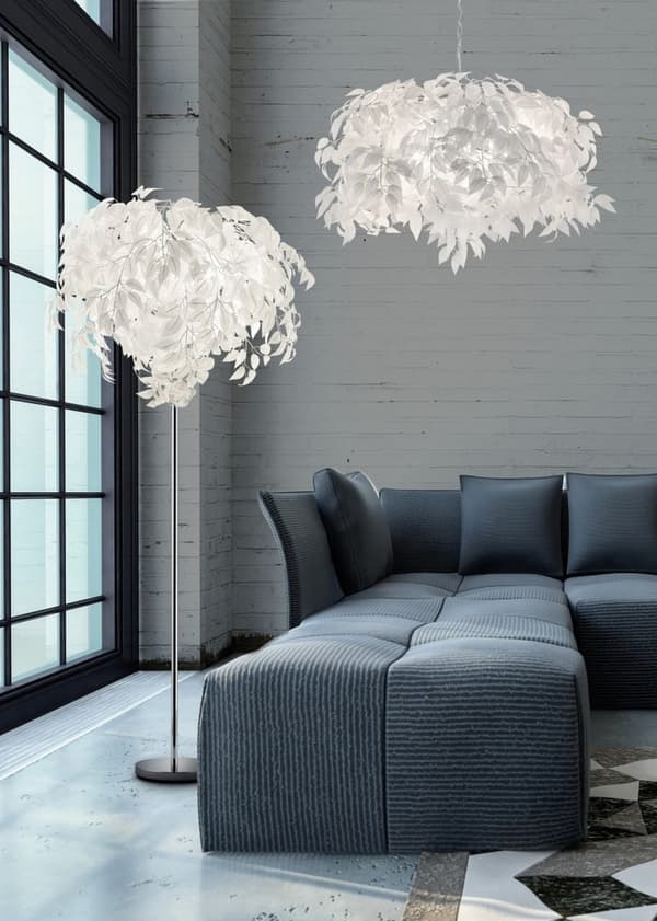 Lysekrone LEAVY hvid RL R10464001