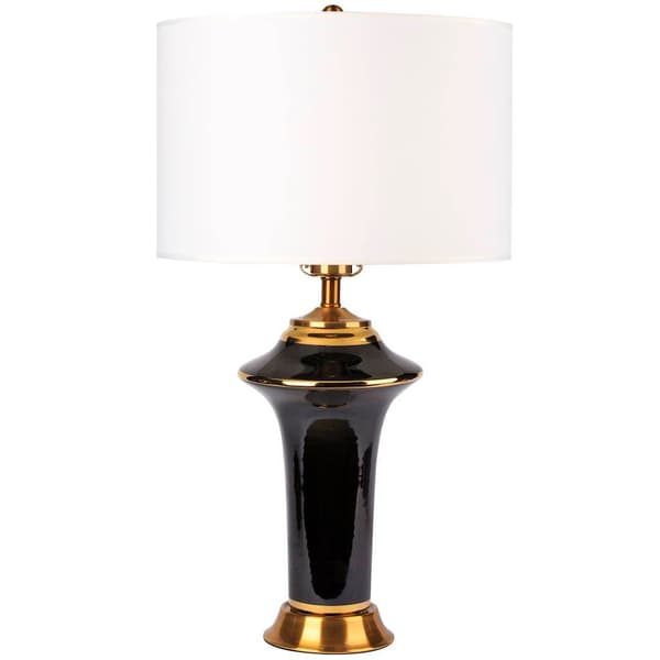 Bordlampe keramisk MODERN sort MT525C-BL Como