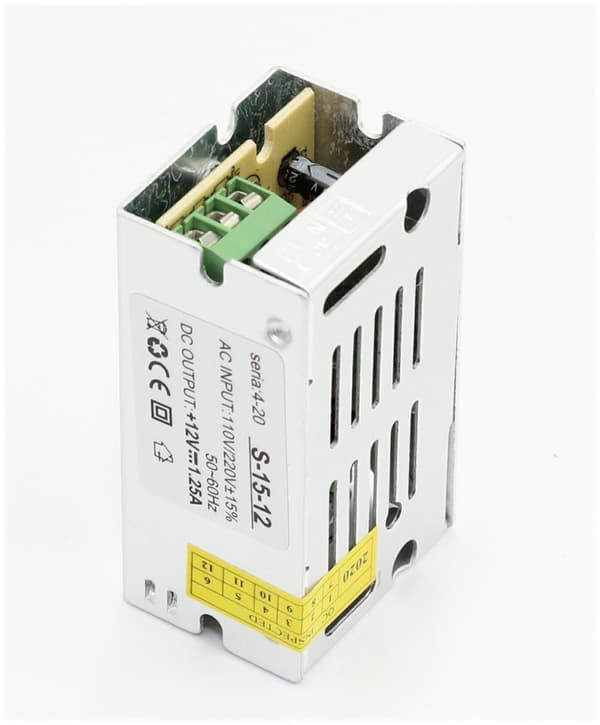 Strømforsyning til LED 12VDC IP20 1.25A 15W Idealed ID-3000
