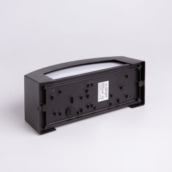 Ulkoseinävalaisin 1xE27 IP54 alumiini musta Ecolight EC79083