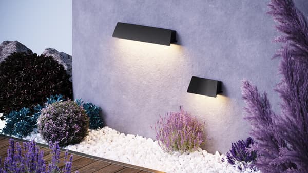 Grafiitinharmaa ulkoseinävalaisin sisäänrakennettu LED 10W Trupp Maytoni