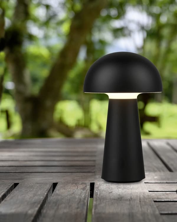 Udendørs bærbar lampe LENNON sort RL R52176102