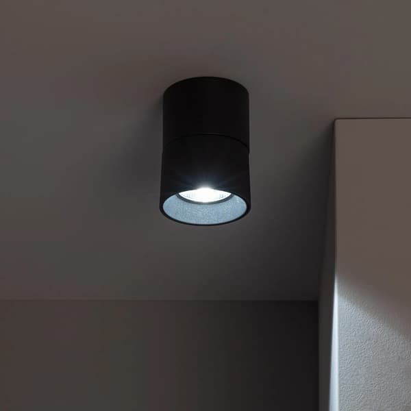 Spot LED-spotlight 7W neutral sort Romeo Abruzzo LPR-7W-C-NW