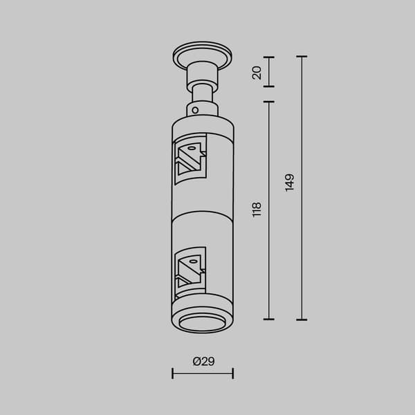 Väggfäste dubbel mässing FLARITY Maytoni Technical