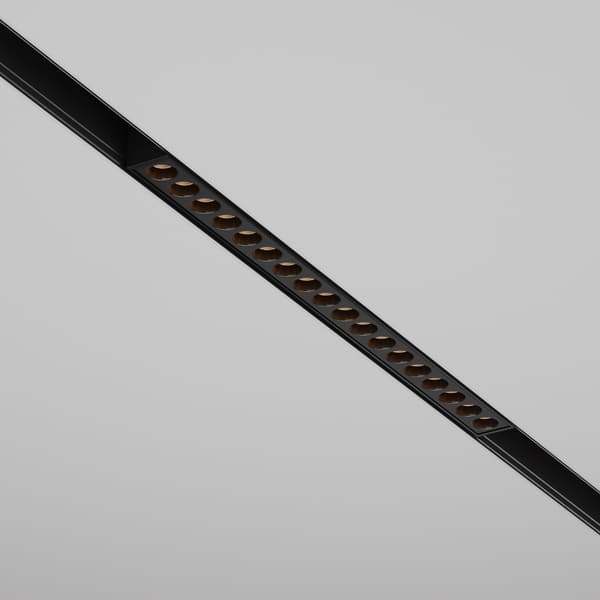 Sort lineær skinnespot LED 18W 2700K POINTS Maytoni Technical