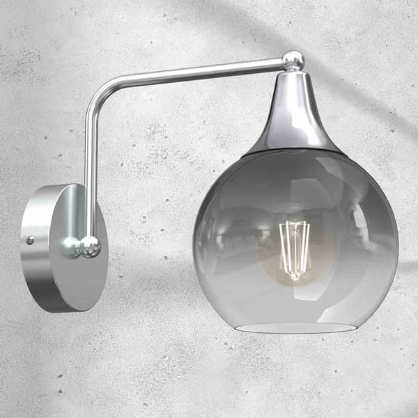 Vägglampa LED Milagro MONTE MLP8319 silver