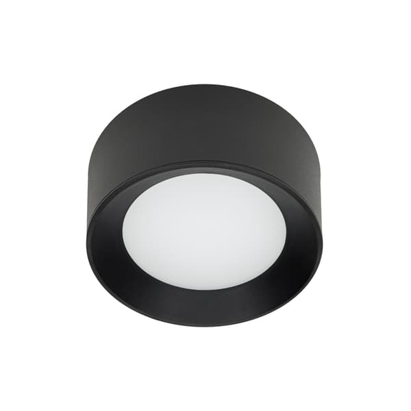 Moderne sort rund LED 13W Sirius Italux loftspot