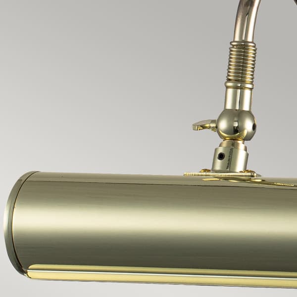 Billedlampe 19 cm 1xE14 poleret messing Picture Light Elstead