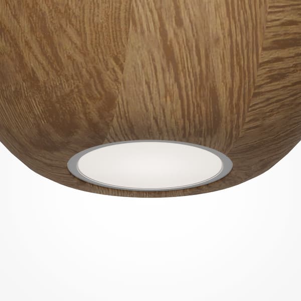 Skandinavisk pendellampe sort trækugle 1xGU10 50W BASIC TEXTURE Maytoni