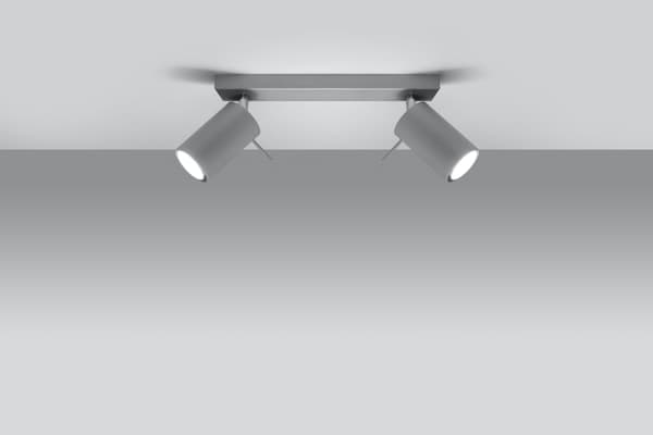 Kattovalaisin RING 2 Harmaa Sollux Lighting SL.0450