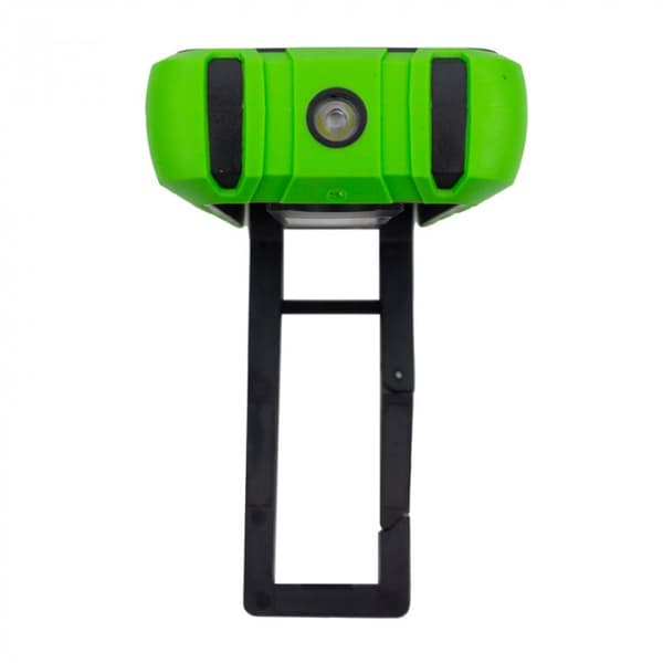 Værkstedslampe med batteri op til 8 timer bærbar grøn-sort magnet Ecolight