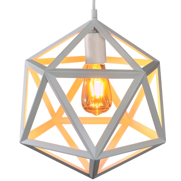 Pendellampe hvid E27 DENMARK 307002 Polux