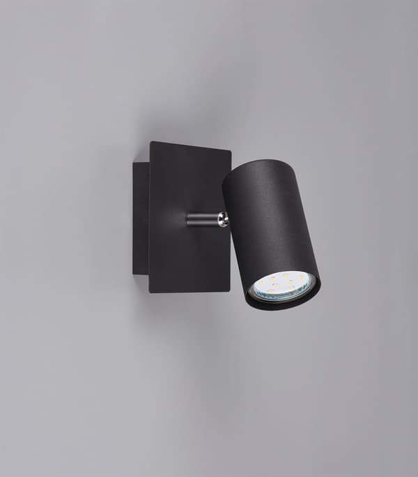 Väggspotlight MARLEY svart Trio 802400132