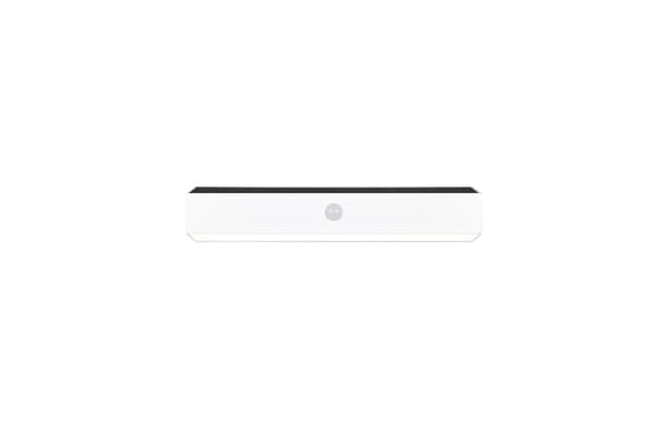 Minimalistisk vit hybrid solcellssensor USB LED 7W vägglampa SILVES RL