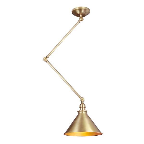 Væg- og loftlampe 1xE27 antik messing Provence Elstead