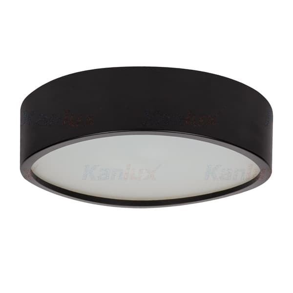 Kanlux JASMIN loftlampe rund sort træ 370-B 20W
