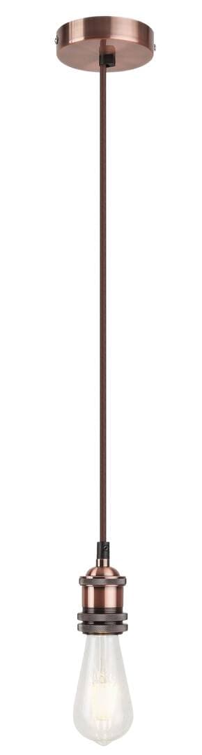 Pendellampe E27 1x60W farve brun 1417 Fixy Rabalux